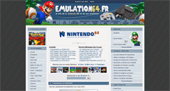 Desktop Screenshot of emulation64.fr