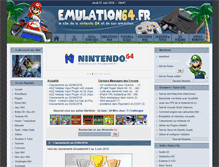 Tablet Screenshot of emulation64.fr